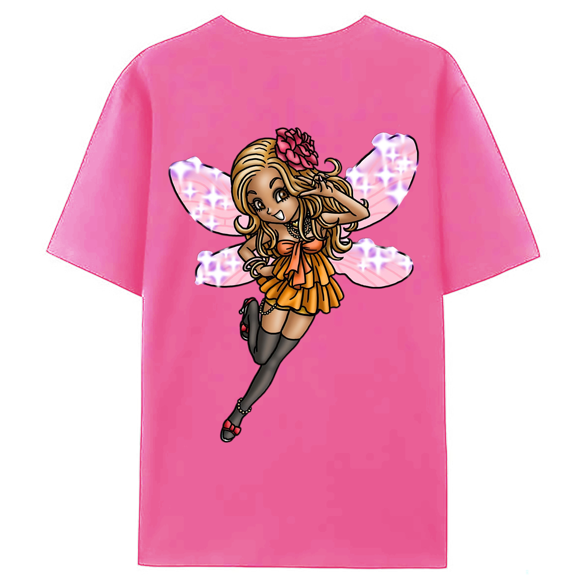 （画像用） ドラゴンクエスト Doragon Kuesuto Dragon Quest レディース半袖Tシャツ(バックプリント)